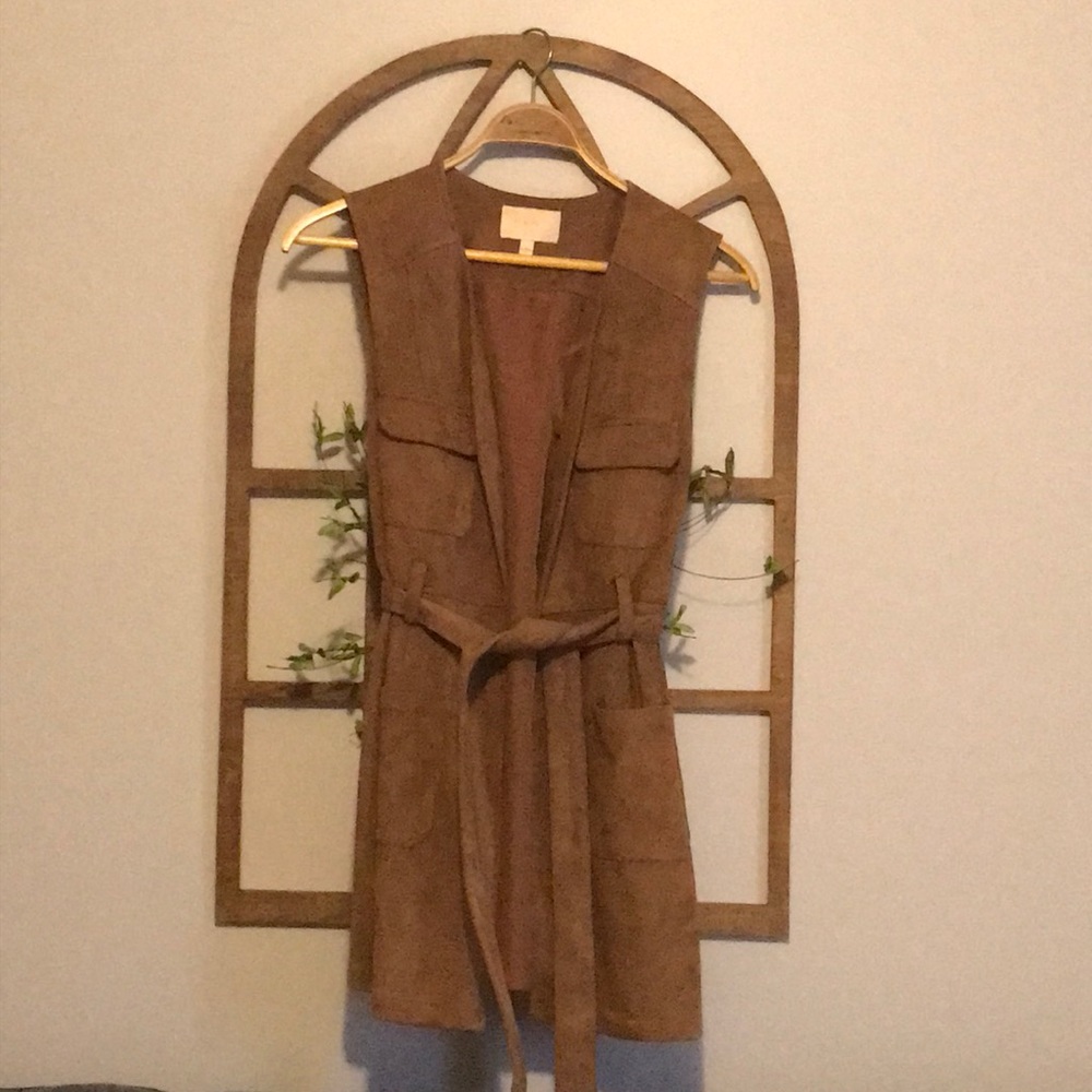 Skies Are Blue Vegan Suede Vest